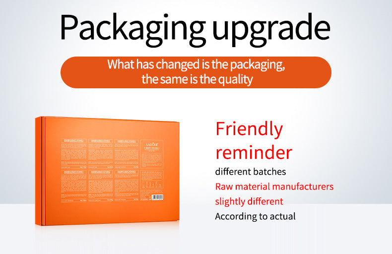 Five Dimensions in Full English C Skin care product set SADOER Whitening and brightening skin care six-piece set  foreign trade wholesale