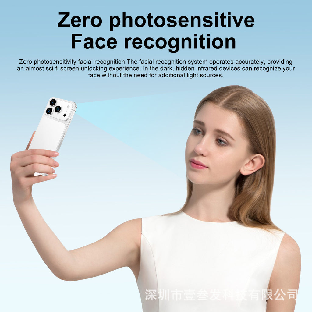 Mobile Phone i17Promax Large Screen6.9Inch1:1Replica Side Key Fingerprint17pro New Smartphone