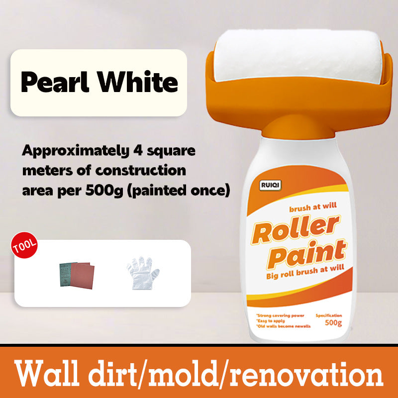 Hot-Selling Indoor Wall Roller Paint Water-Based Odorless Latex Paint with Roller Brush for Wall Renovation and Repair
