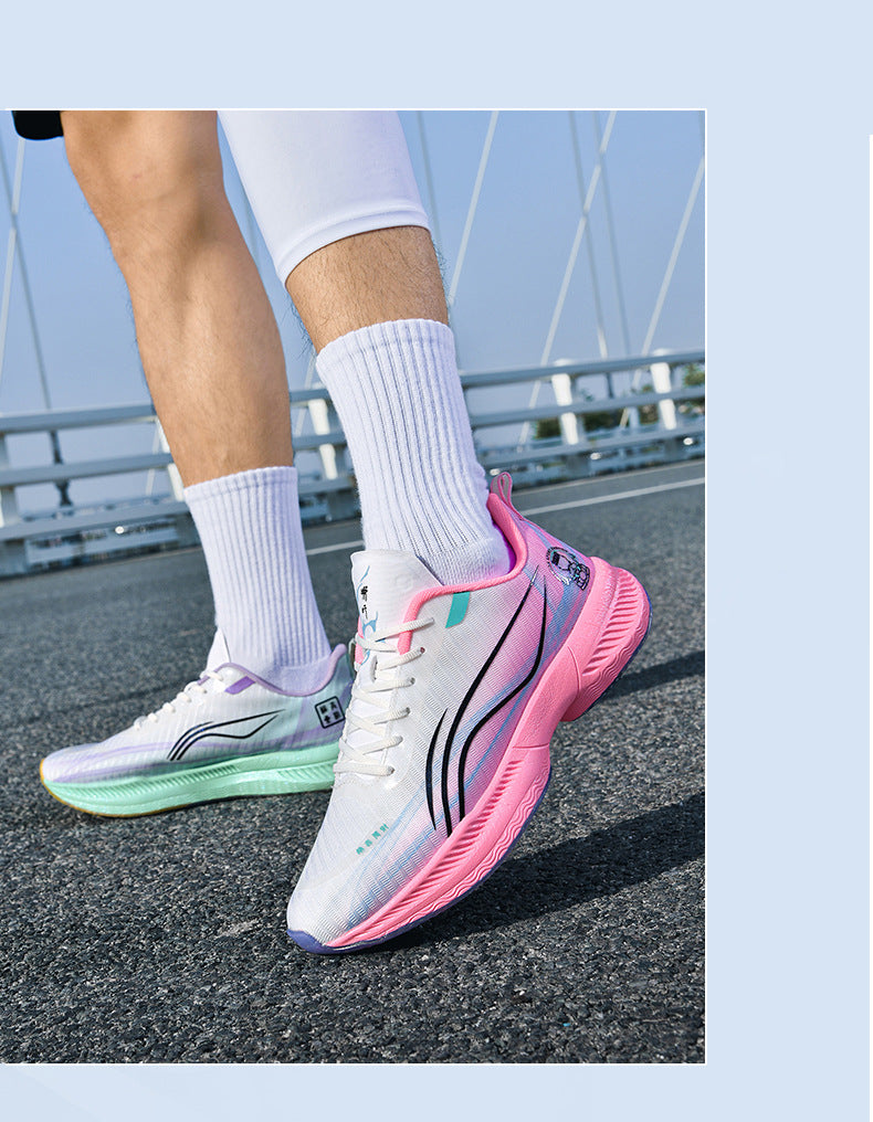 2025Autumn New Parent-Child Nezha Ao Bing Fashion Casual Sports Shoes Popcorn Carbon Plate Lightweight Comfortable Running Shoes