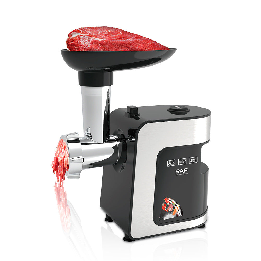 RAF Blender Household Small Meat Grinder Electric Desktop Meat Mincer Sausage Stuffer Food Processing Machine