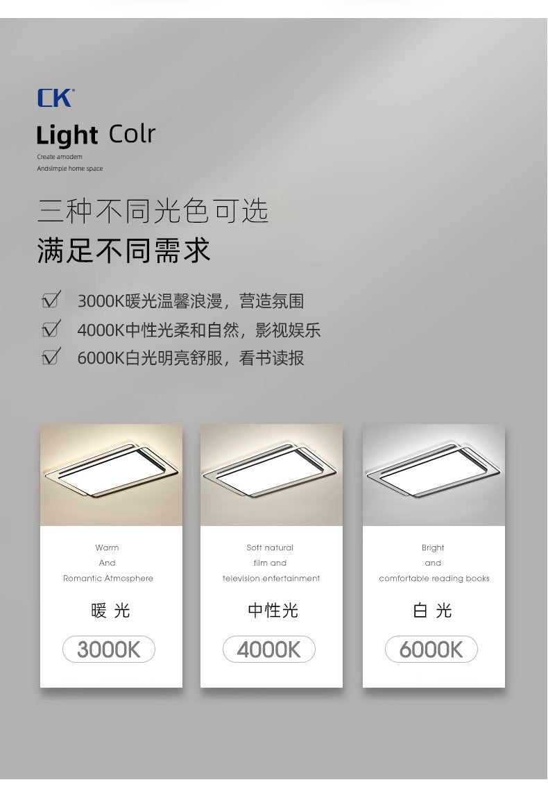 Living Room Lamp Main Lamp Ultra-Thin High-End Zhongshan Lighting Modern Simple Elegant Full Spectrum Eye Protection Bedroom Ceiling Lamp