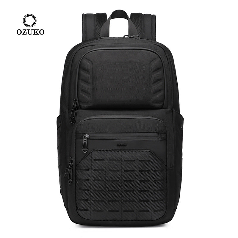 OZUKO Backpack Men's College Student Bag Lightweight Waterproof Large Capacity Casual Sports Computer Commuting Backpack