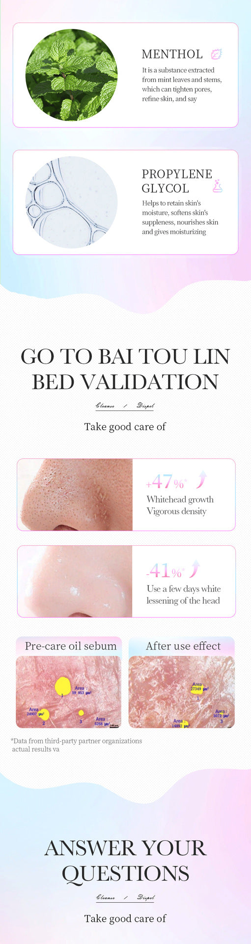 Three-Step Blackhead Removal Nose Strips BIOAOUA Clean Pores T District Nursing Set Cross-Border Wholesale