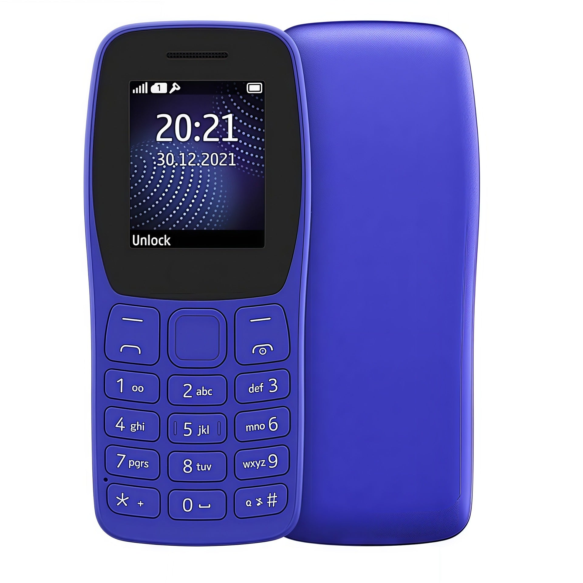 New Africa Button Phone Feature Phone105 2022 African Multi-card2G Elderly Phone