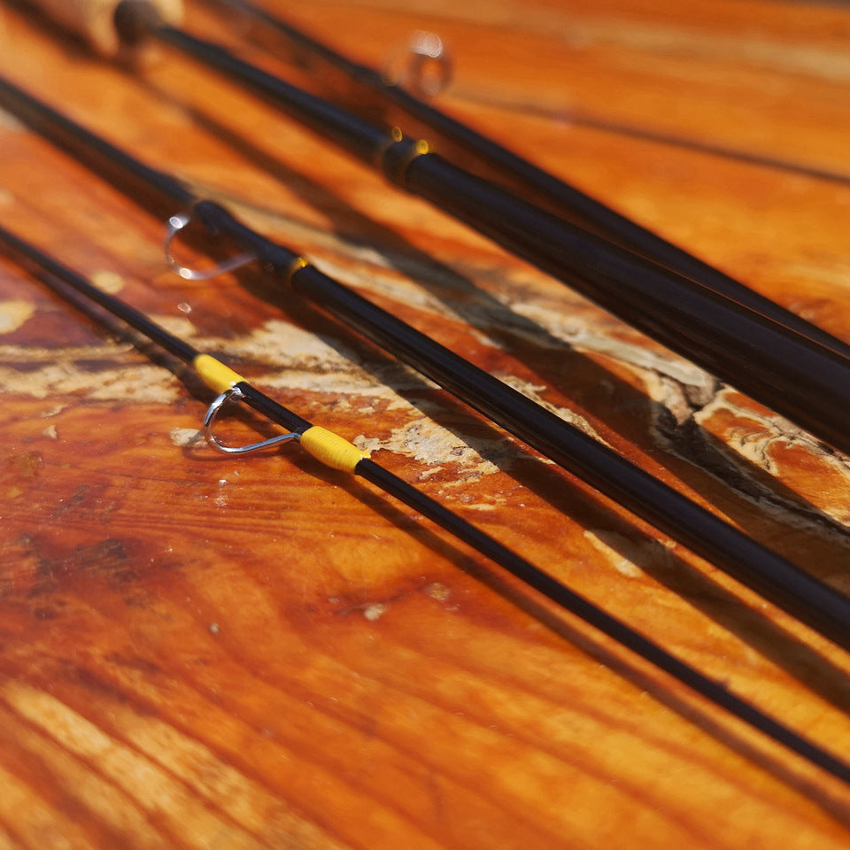 7/8#Carbon Fly Rod4Portable Fly Fishing Rod M Fast Adjustable European and American Style Popular Fishing Rod for Stream Lure Fishing