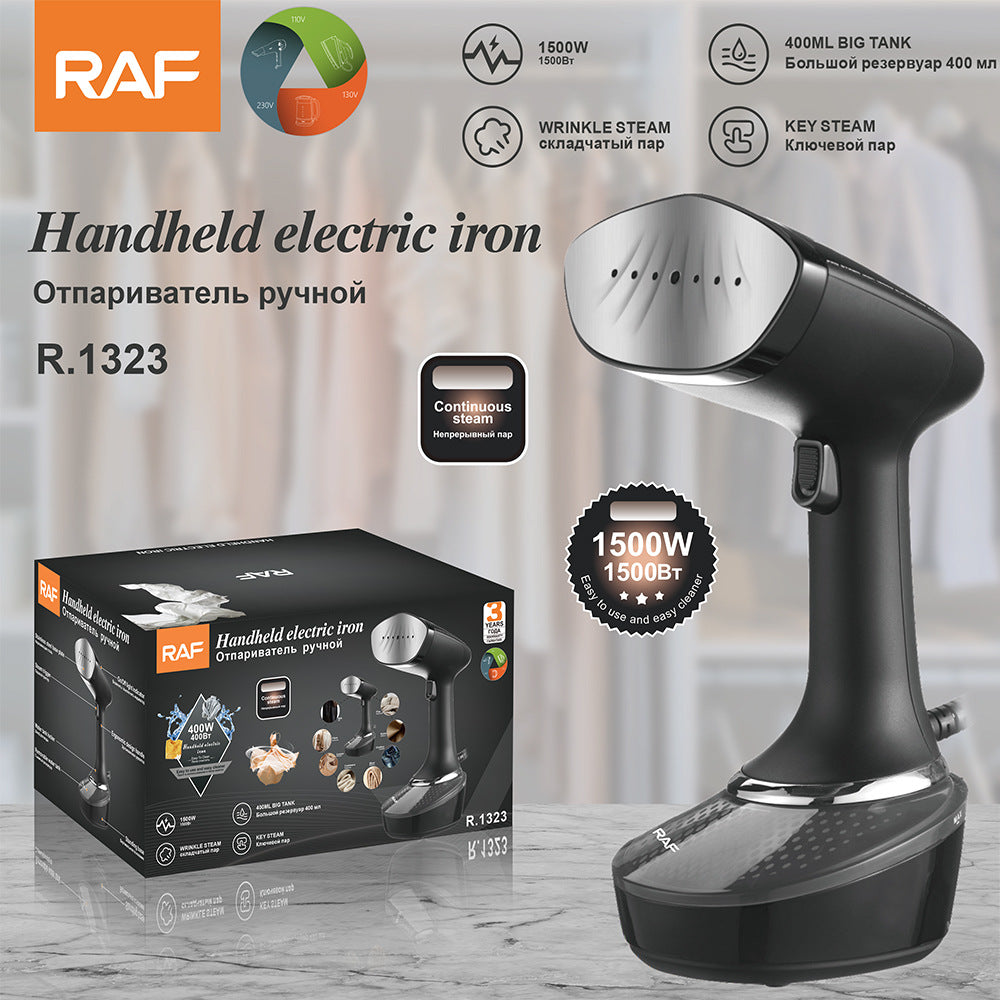 RAF EU Standard Handheld Electric Iron Steam Small Household Garment Steamer Mini Ironing Machine Garment Steamer Iron