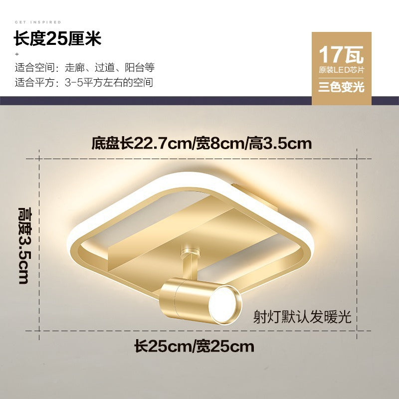 Aisle Light Corridor Light Luxury Balcony led Lamp Creative Background Wall Spotlight Simple Modern Cloakroom Ceiling Lamp