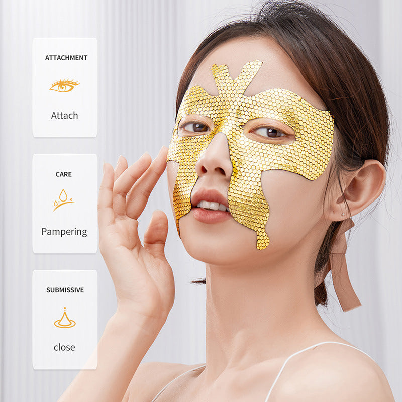 Gold Butterfly Eye Mask SADOER Eyes mask15g Moisturizing and Nourishing Tablets for Cross-Border Wholesale