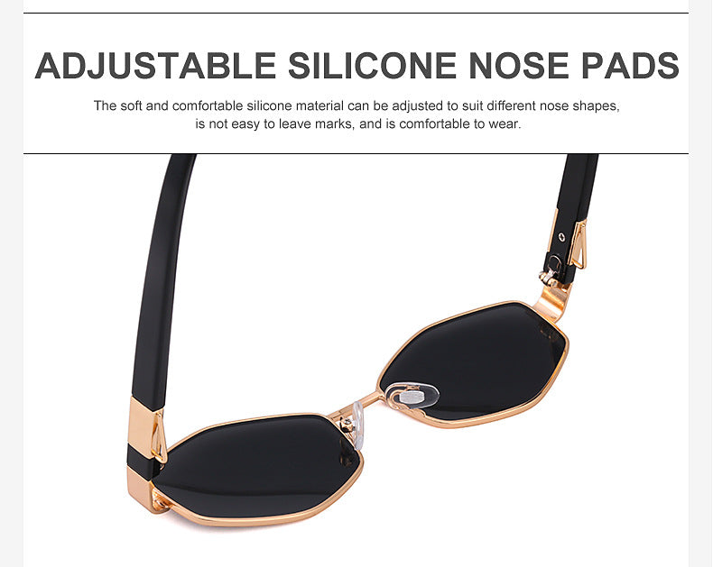 New Women's Sunglasses Fashion Chain Personality Round Frame Korean Style Sunglasses Wholesale Glasses sunglasses