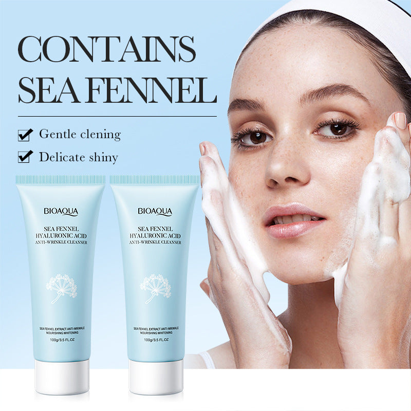 Sea Fennel Hyaluronic Acid Skin Care Set  BIOAOUA Moisturizing Five-Piece Set Cross-Border Wholesale