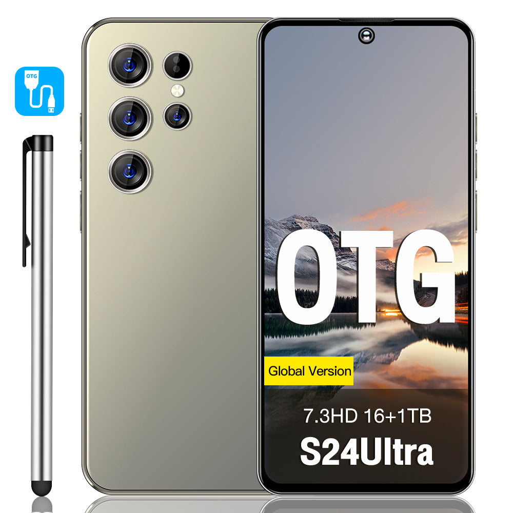 Smartphone Mobile Phone S24Ultra Android16+1TB Android All-in-One E-commerce(Popular)