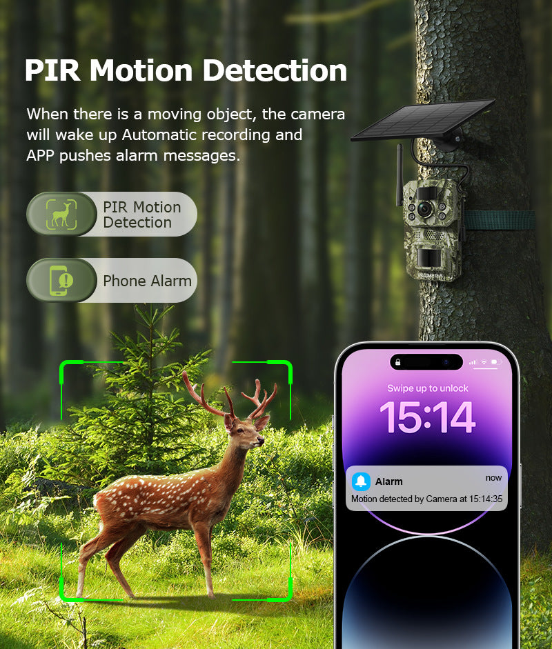 Manufacturer Private Model Outdoor Camouflage Camera3MPAI Animal Identification Pair PIR Induction4G Camera4G Remote Monitoring