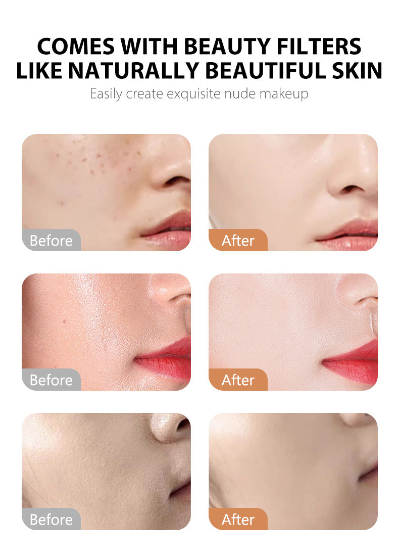 Full Moisture Sunscreen Foundation Oil Control Non-Cakey Concealer Primer for Dry Skin Non-Caking