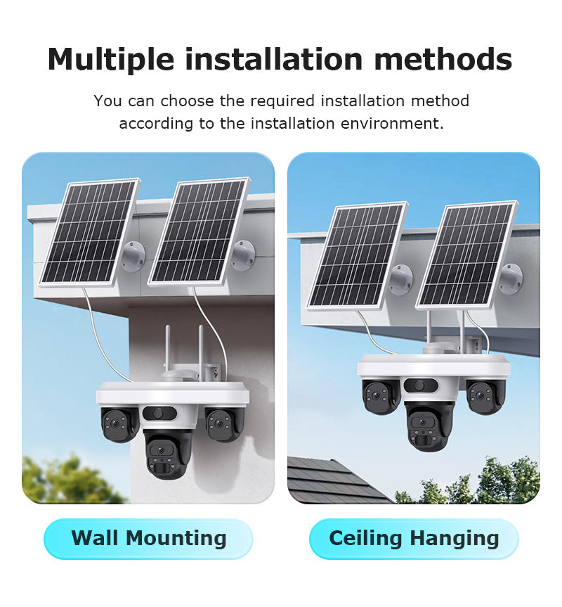 New Product AOV Solar Camera Trinocular Solar Camera9MP High Definition Full Color AOV Camera