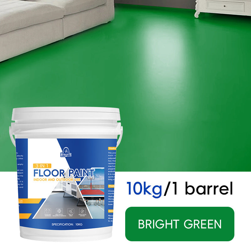 Home Floor Paint Three-in-One Epoxy Floor Paint Cement Floor Water-Based High Solid Wear-Resistant Resin Southeast Asia Environmental Protection