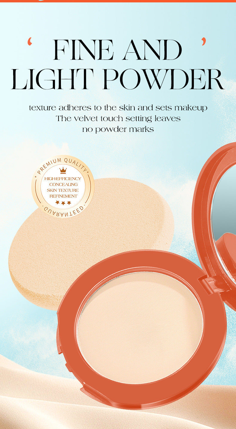 ICVC#1203Nude Powder Setting Powder15g Comes with Puff and Makeup Mirror Version Beauty