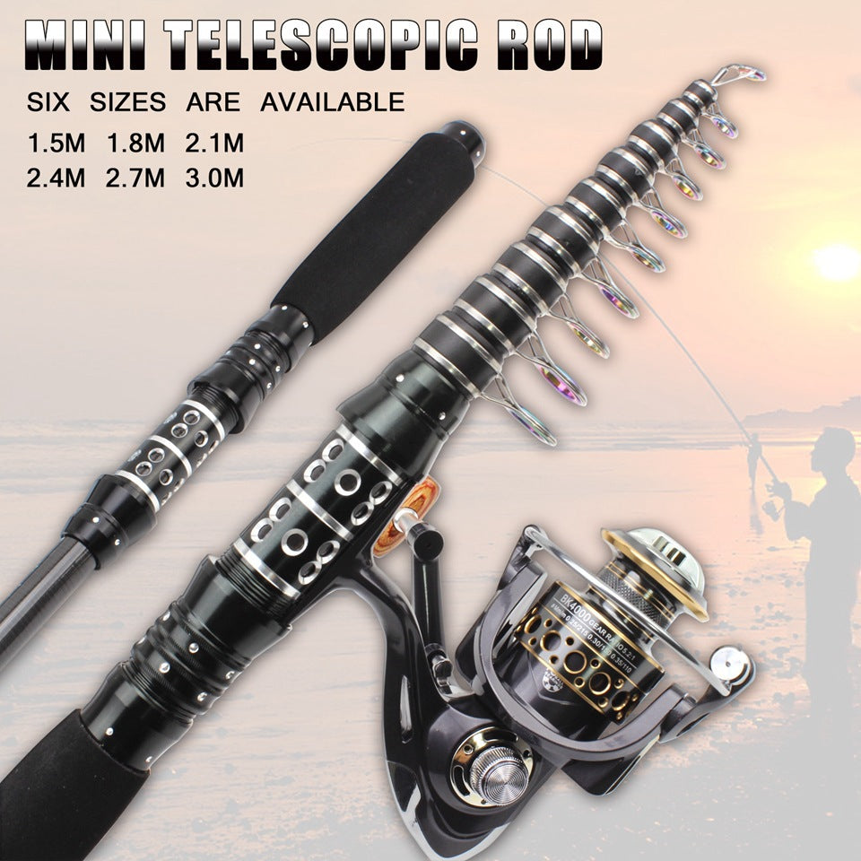 Ultra-short Ultra-hard Rock Fishing Rod Short Section Small Sea Rod Can Be Used FBA Overseas Warehouse Fishing Gear Set European and American Rods