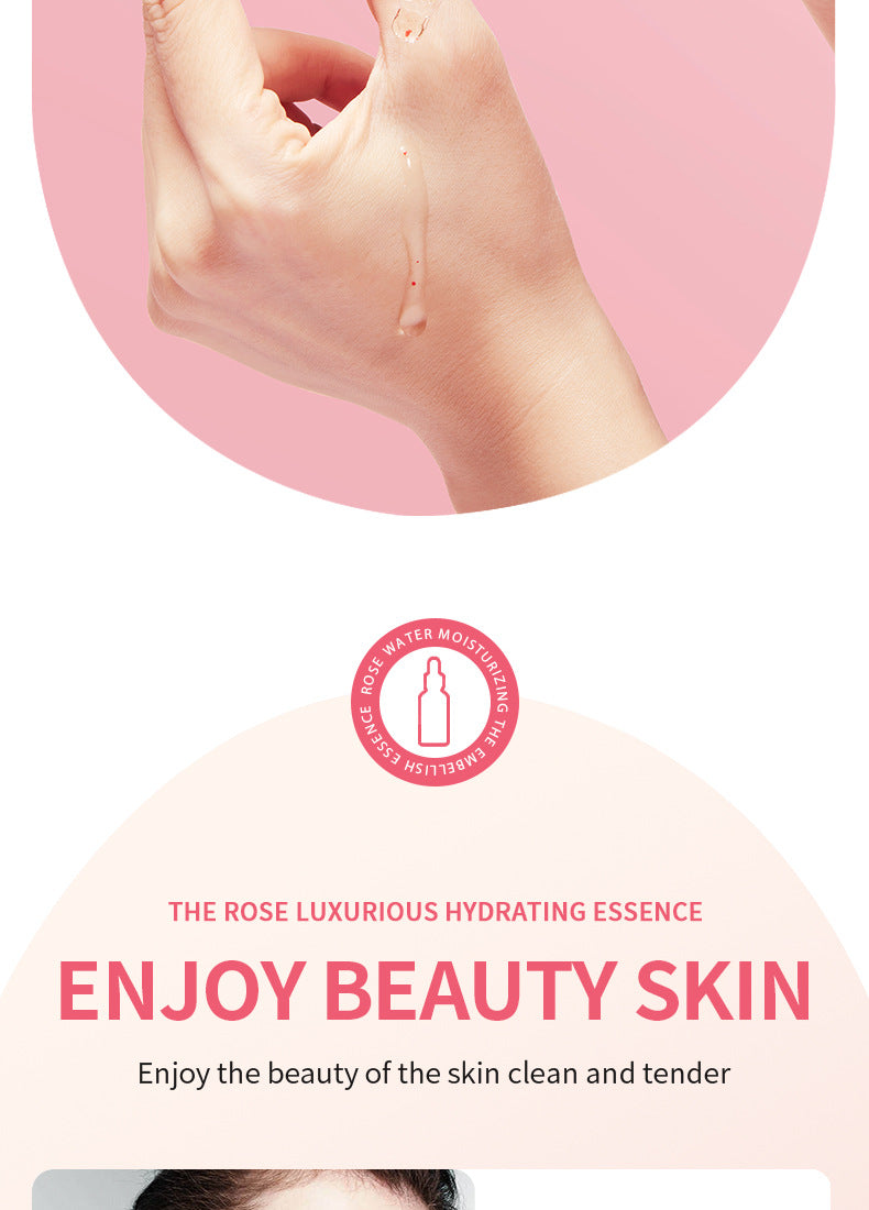 Full English Plant Essence Serum SADOER Aloe Vera Rose Chamomile Hydrating Moisturizing  Foreign Trade Wholesale