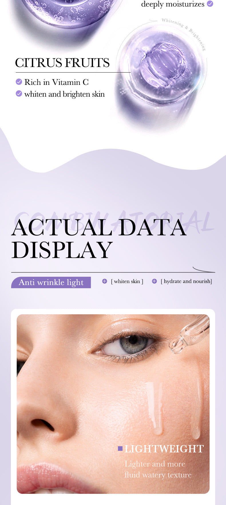 Full English Essence Three-Piece Set90ml BIOAOUA Hydrating and Moisturizing Skincare Set  Wholesale