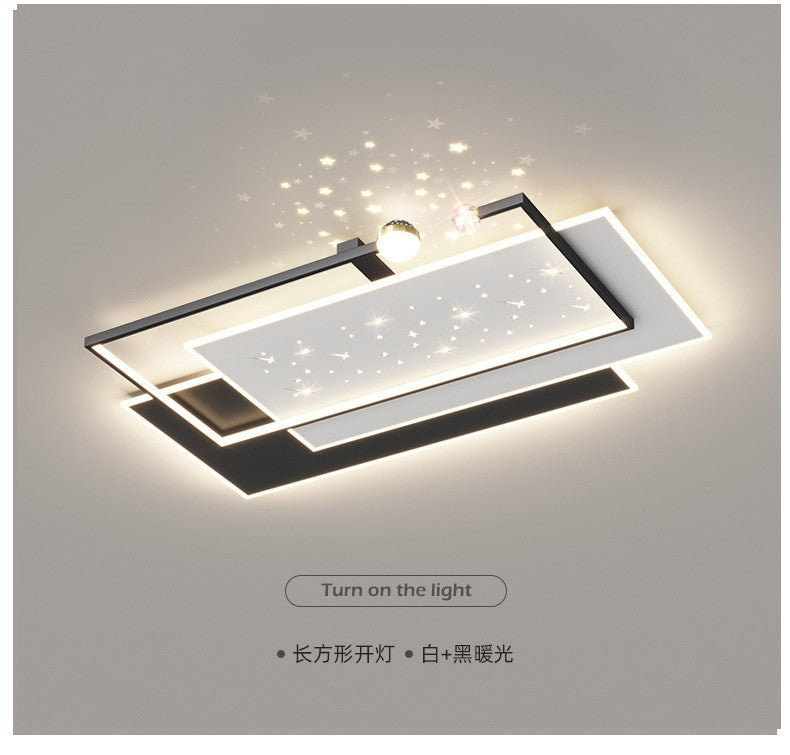 Modern minimalist living room led Ceiling Lamp2024New style main hall lamp wrought iron bedroom lamp high-end dining room lamp