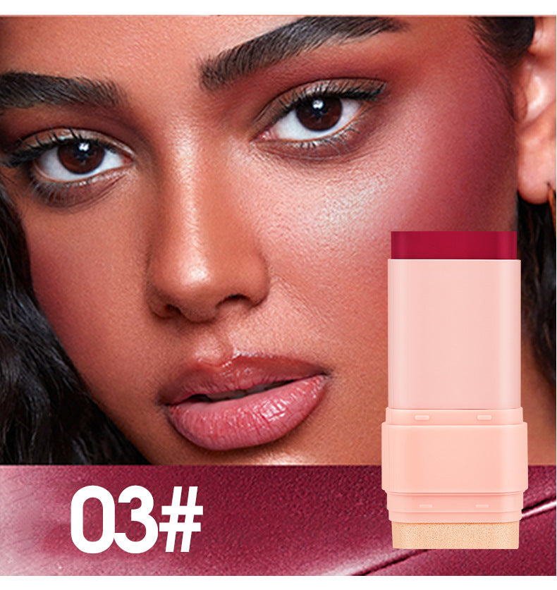 Matte Blush Cream15g Nude Six-Color Waterproof Gradient Blush Cream Version Daily Makeup