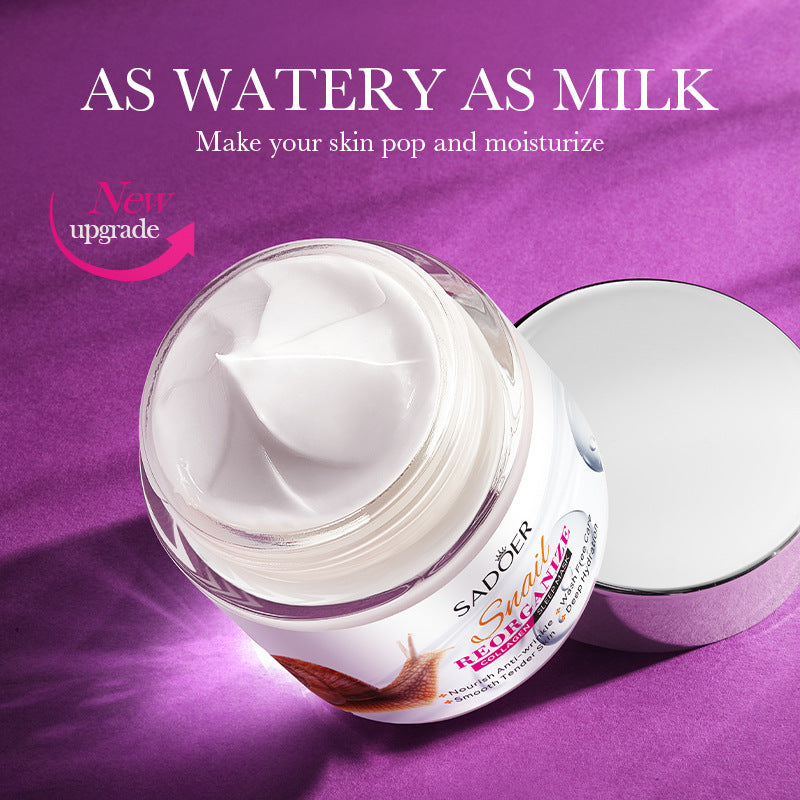 Snail Sleeping Mask SADOER Collagen Moisturizing and Nourishing No-Rinse Mud Mask Cross-Border Wholesale