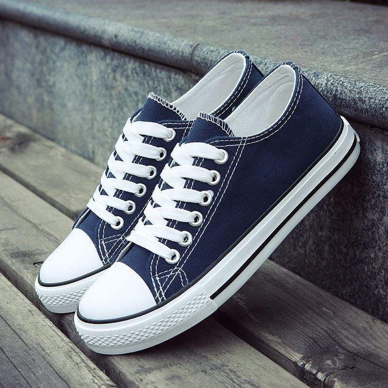Canvas Shoes Men's Shoes Men's Style Shoes Trendy Versatile Breathable Student Sneakers Korean Version Summer Cloth Shoes Casual Shoes