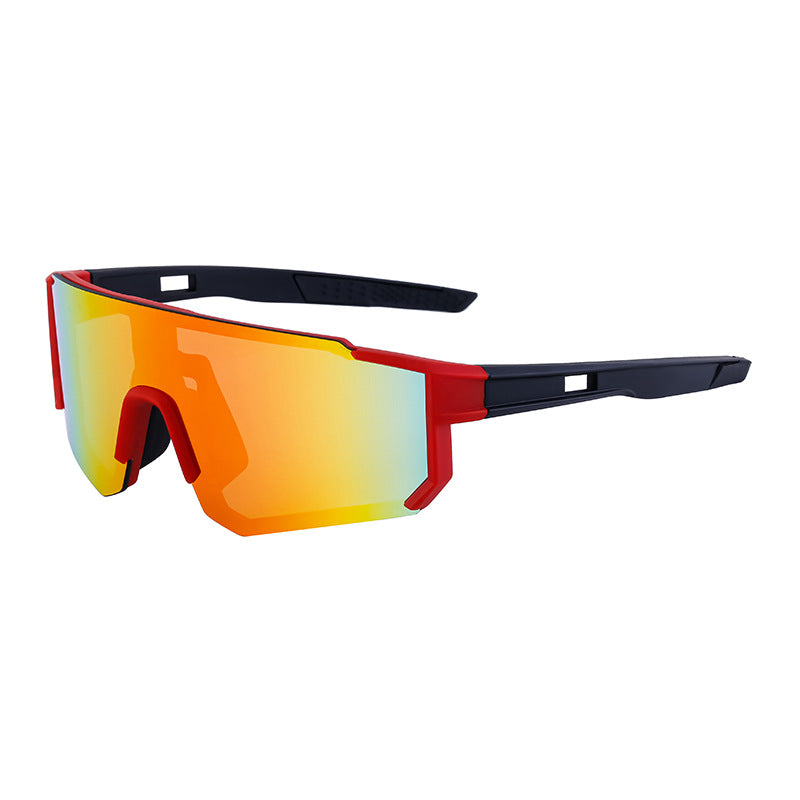 Cycling Goggles Colorful Outdoor Women's European and American One-piece Sunglasses Windproof Skiing Sports Sunscreen Sunglasses Men
