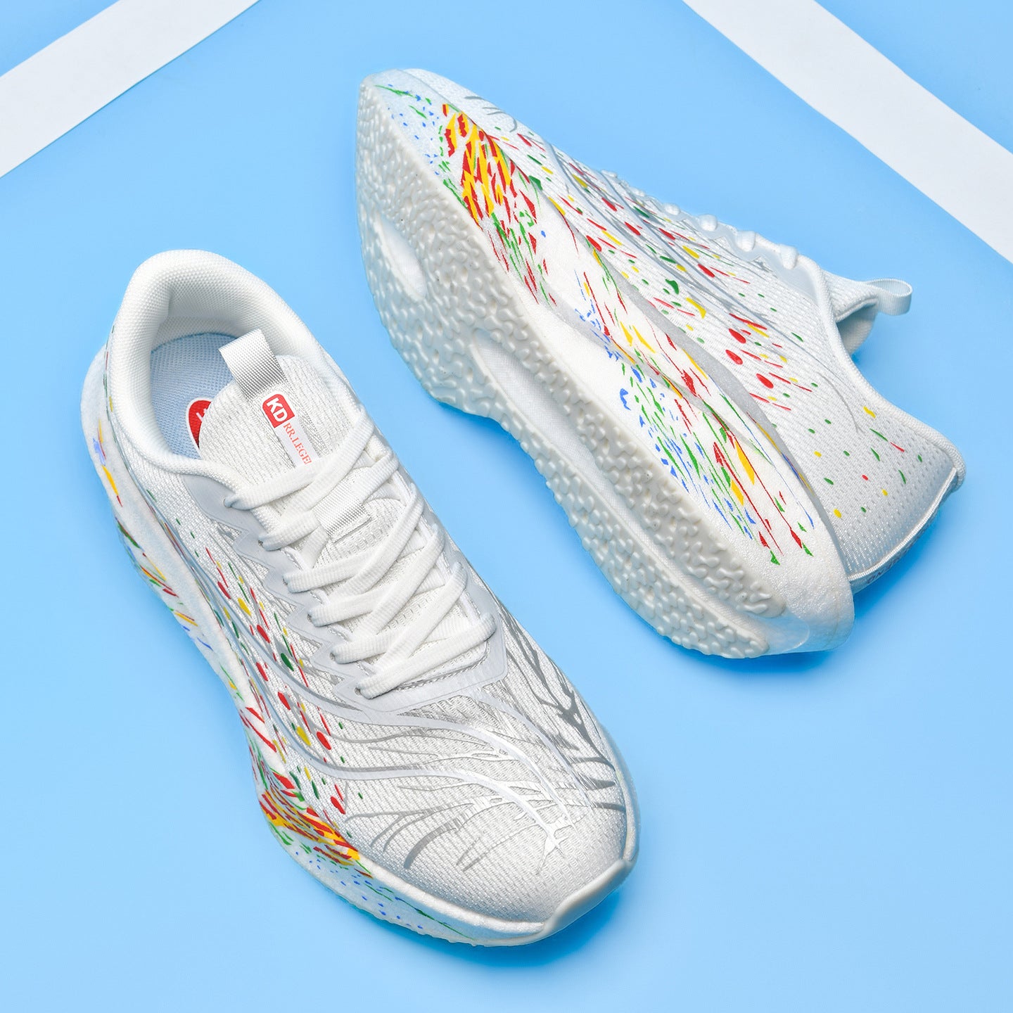 2025New Ultra-Light Shock-Absorbing Soft Sole Sports Shoes for Men and Women, Versatile, Wear-Resistant, Non-Slip, Racing Carbon Plate Running Shoes