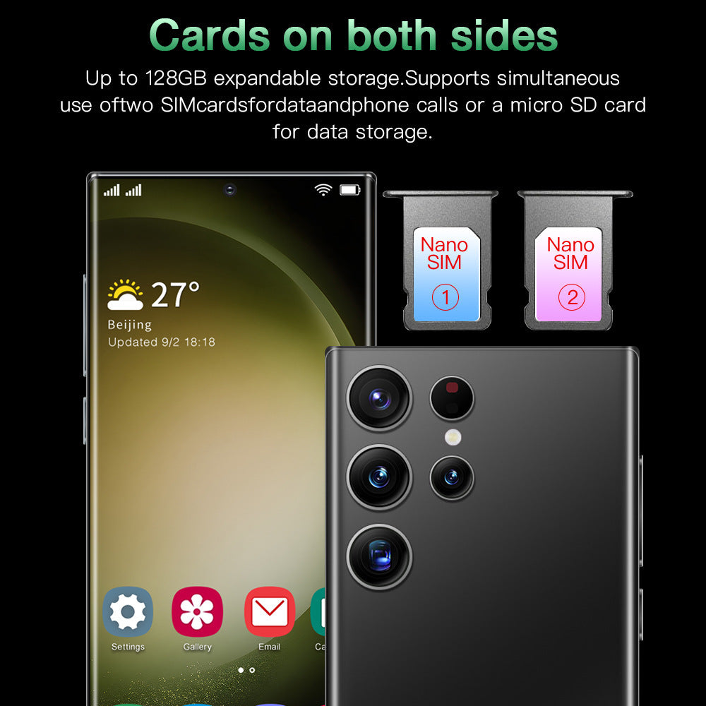 S23Ultra5G Smartphone6.7Inch Screen4G Net2+16GB Android Phone In Stock Dropshipping