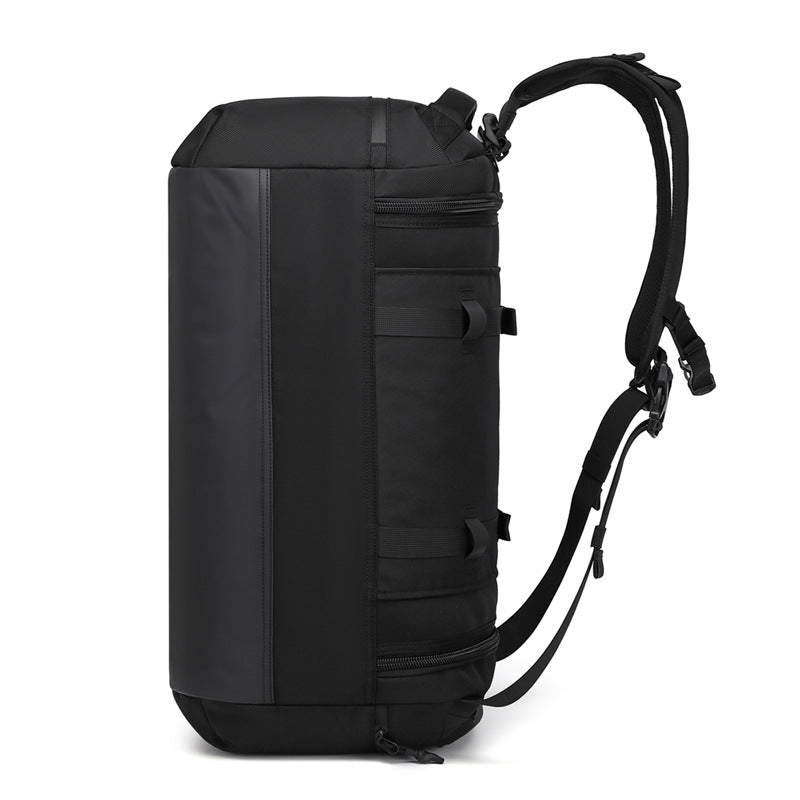 New Men's Travel Bag Large Capacity Sports Fitness Bag Waterproof Handheld Multifunctional Short Trip Backpack Yoga Bag