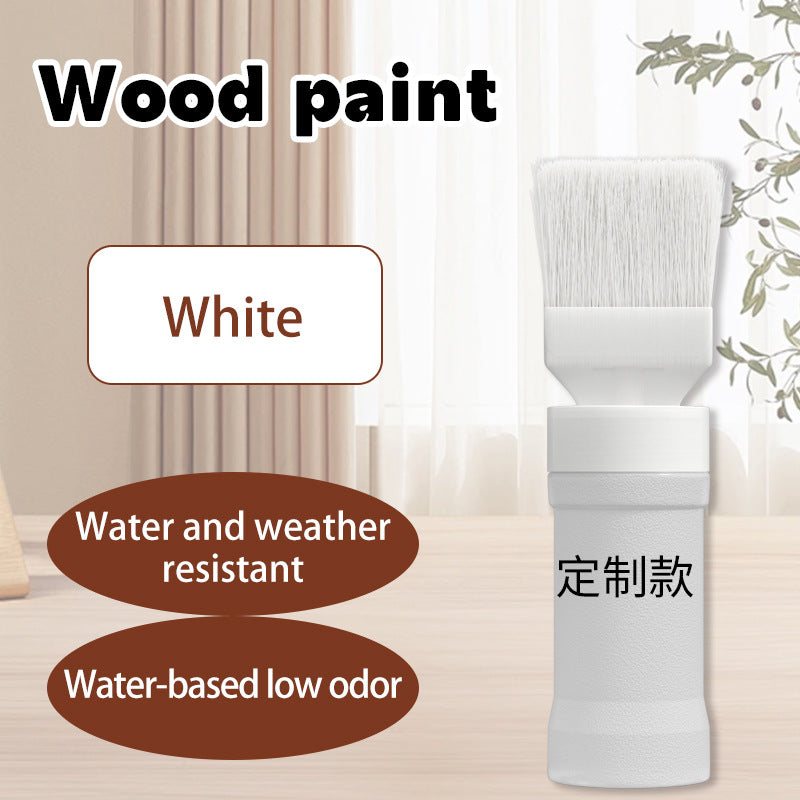 New Furniture Renovation Care Semi-Transparent Water-Based Wood Wax Oil with Brush Multi-Color Wood Protection Coating
