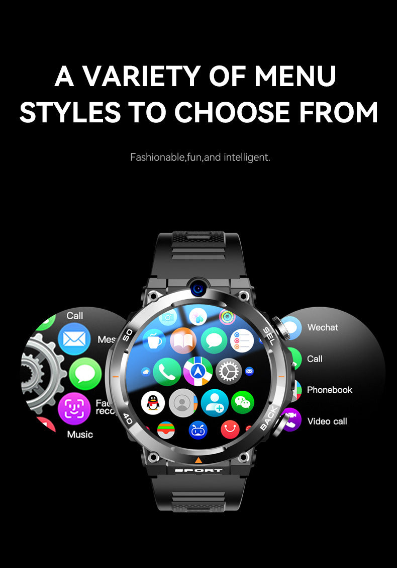 H10Smart Watch5G Full Netcom SIM Card Google Store Support APP Download Dual Camera Video Call