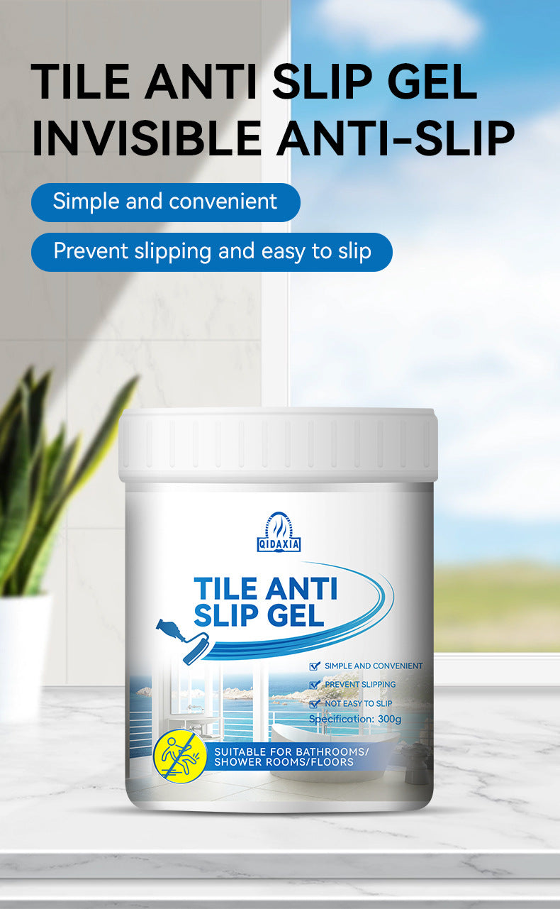 New Floor Anti-Slip Paste for Tiles, Marble Anti-Slip Agent for Dining and Bathrooms, Tile Anti-Slip Gel Paste