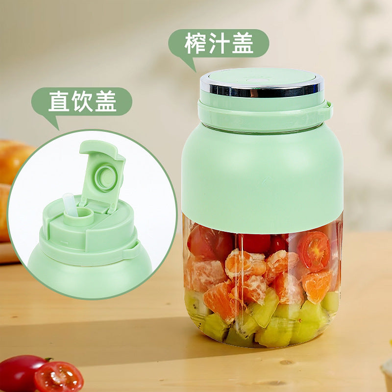 Household Small Portable Juicer Wireless Charging Juicing Cup Summer Electrical Appliances Electric Juice Cup Ton Ton Cup
