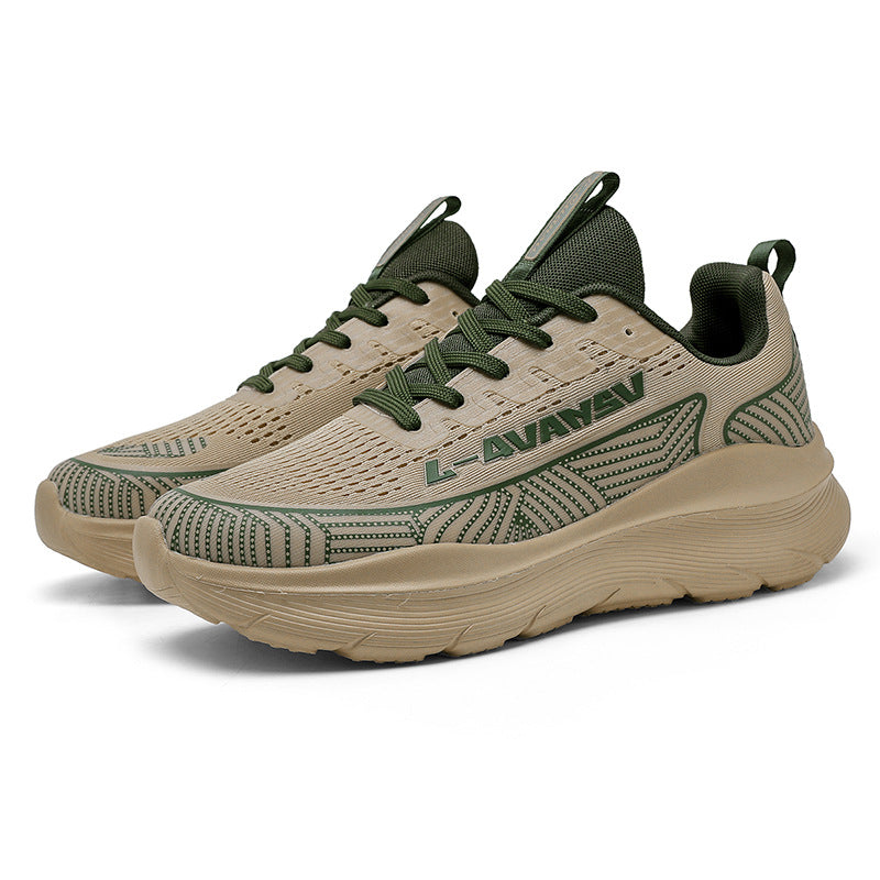 Autumn Breathable Casual Versatile Sports Shoes for Teenagers, Ultra-light Shock-absorbing Dad Trendy Shoes, Travel Hiking Shoes with Cushioning