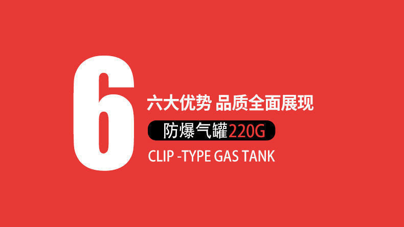 Wholesale Camping Canister Stove Small Gas Tank Flame Gun Outdoor Gas Stove Long Butane Empty Tank Liquefied Gas Bottle