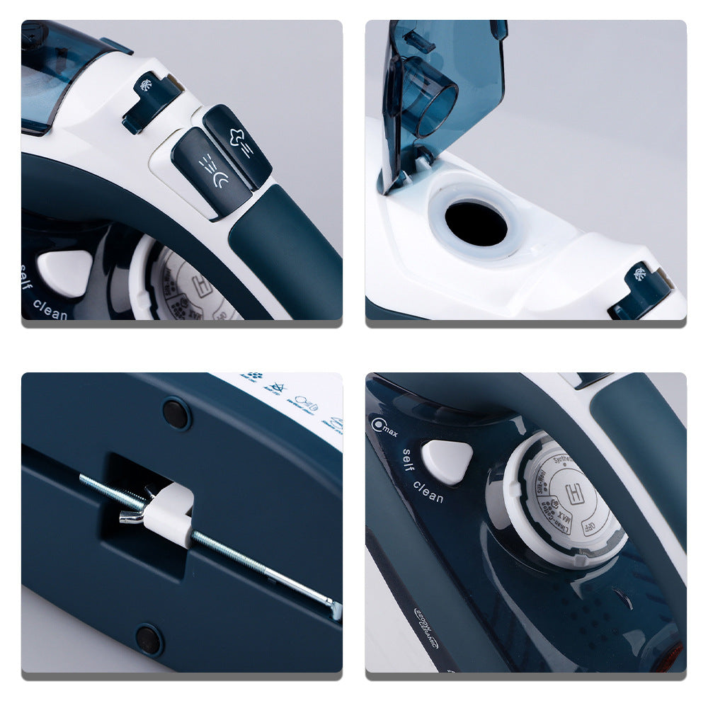 New arrivalFor HomeHigh Power 2-in-1 Handheld Electric Iron European Standard Flat Iron Small Steam Electric Iron