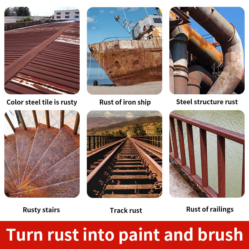 Rust Conversion Agent for Rusty Color Steel Tiles Renovation Special Agent Anti-Corrosion Primer Metal Rust Removal Conversion Paint