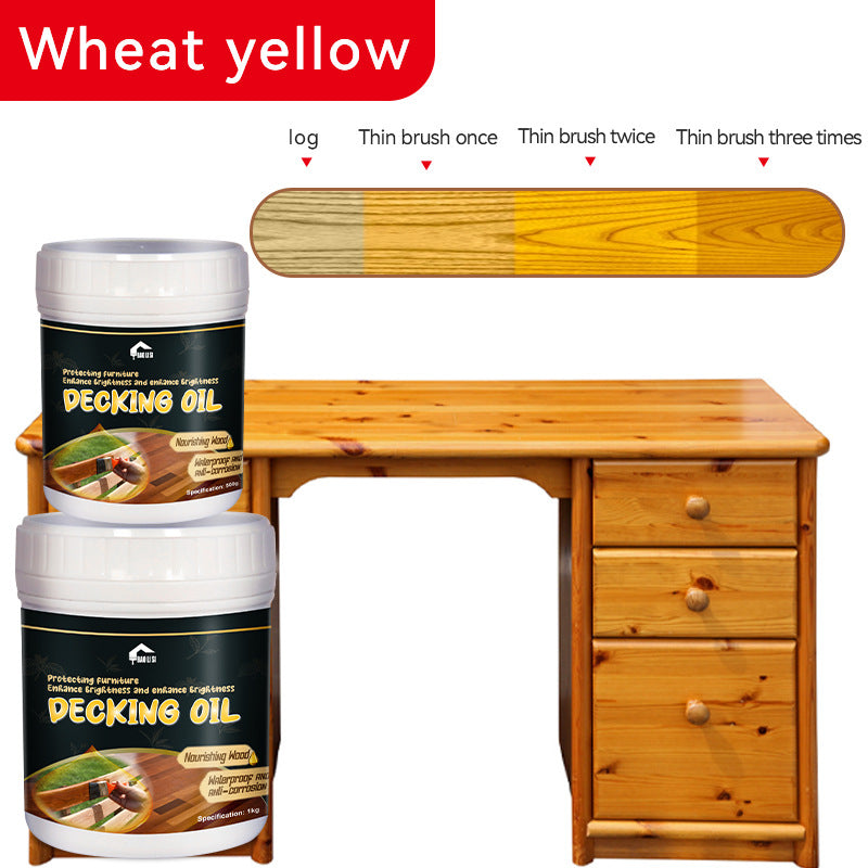 baolisi Water-based Wood Wax Oil Indoor Tables and Chairs Doors and Windows Furniture Renovation Color Change Transparent Wood Latex Paint Coating