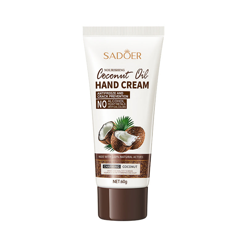 Full English Coconut Hand Cream SADOER Hydrating, moisturizing, anti-chapping, nourishing hand cream for  foreign trade wholesale