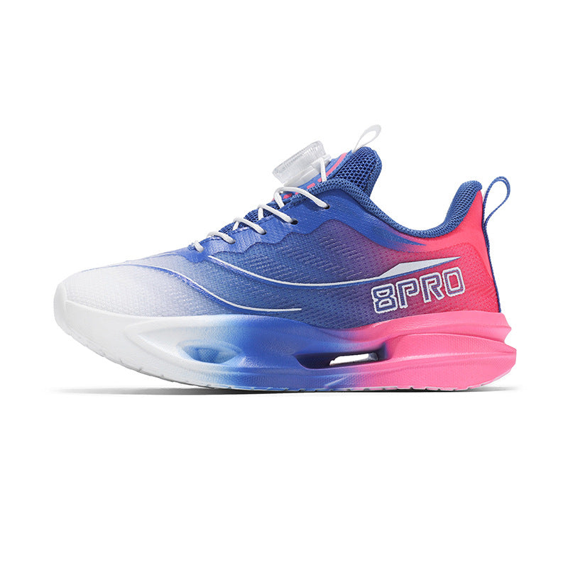 Spring and Summer Fashion Comfortable Running Shoes for Teenagers, Casual Shoes with High Elasticity and Shock Absorption, Student Marathon Training Sports Shoes