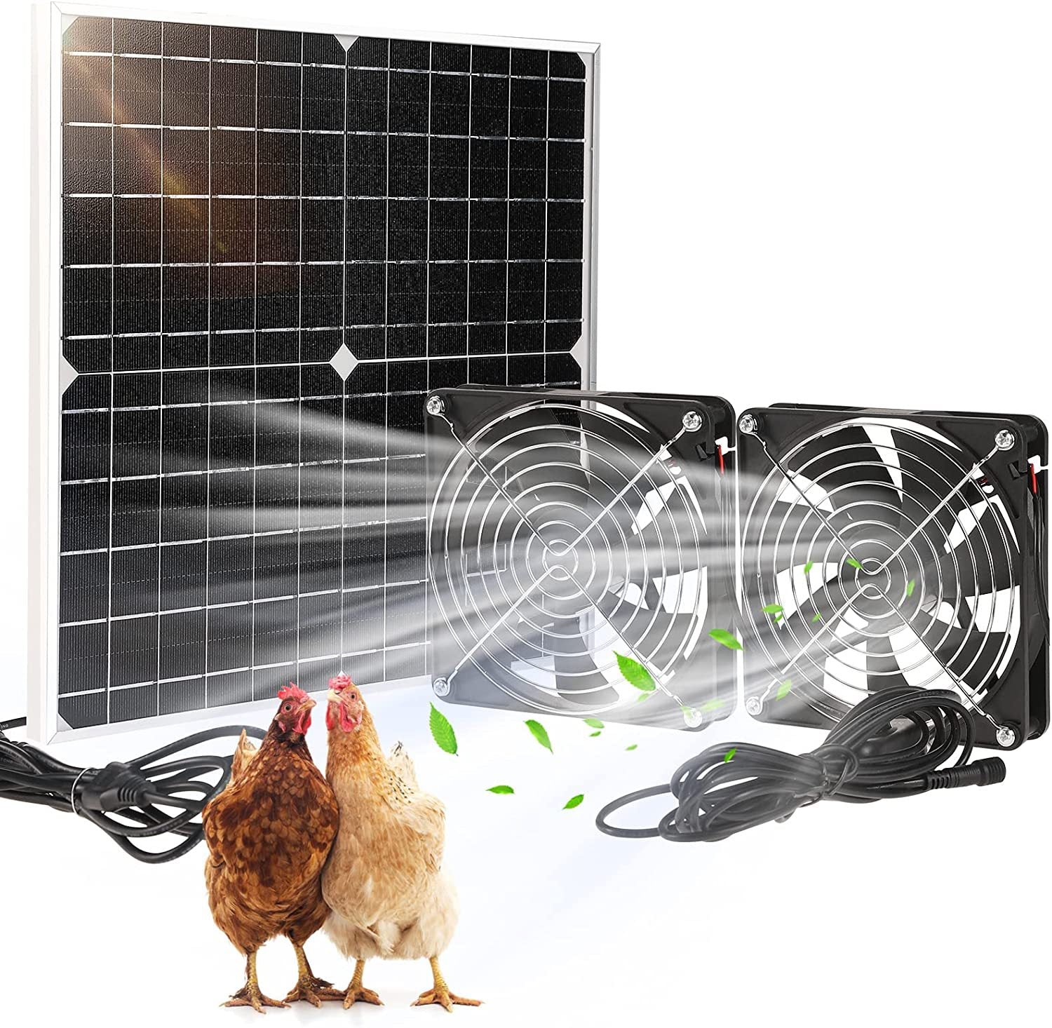 Hot Selling Waterproof Solar Fan Kit22W Solar Panel Fan,Suitable for chicken coops and sheds