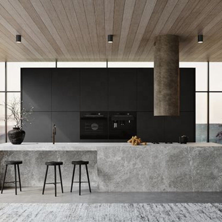 Foshan Factory Outlet Sale Kitchen Furniture Modern Lacquer Finished Kitchen Cabinets