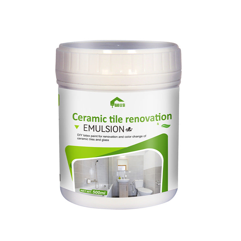 Water-based Tile Paint Bathroom Renovation Color Change Floor Coating Waterproof Wear-resistant Glass Latex Paint Mildew-proof