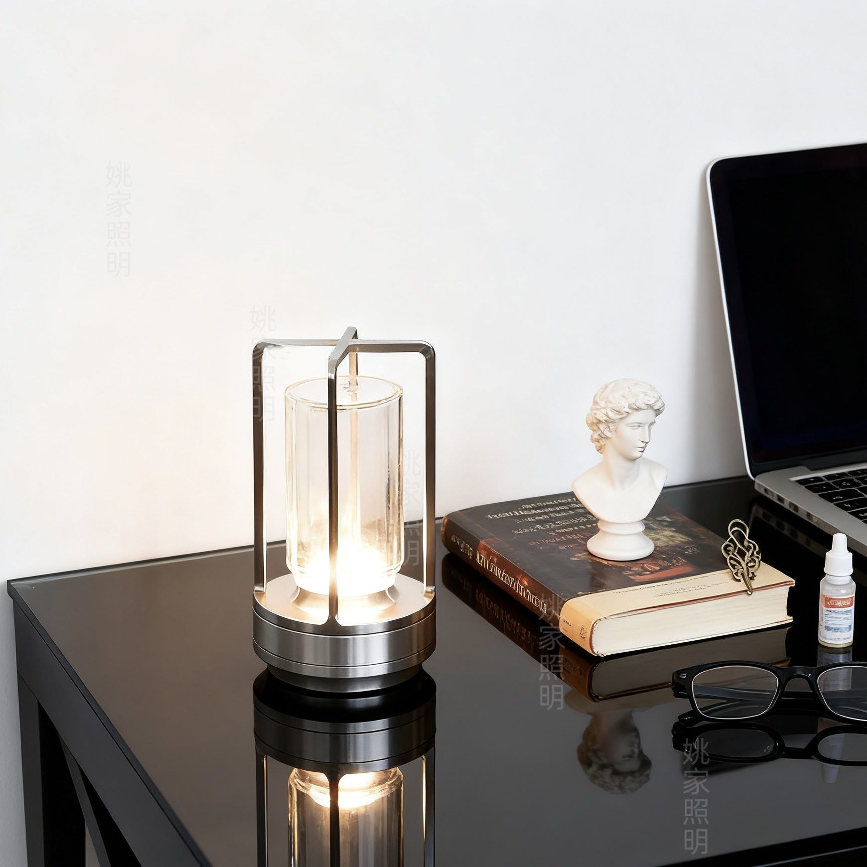 Crystal Cross Table Lamp Decorative Table Lamp Bedside High-end Night Light Internet Celebrity Hot-selling Living Room Dining Room Atmosphere Light