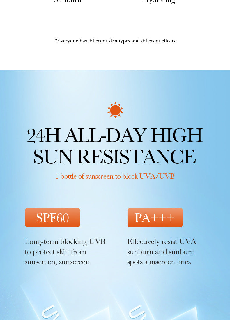 foreign trade BIOAOUA Aloe Vera Sunscreen Sunscreen Isolation Refreshing Three-in-One Sunscreen Spray Wholesale