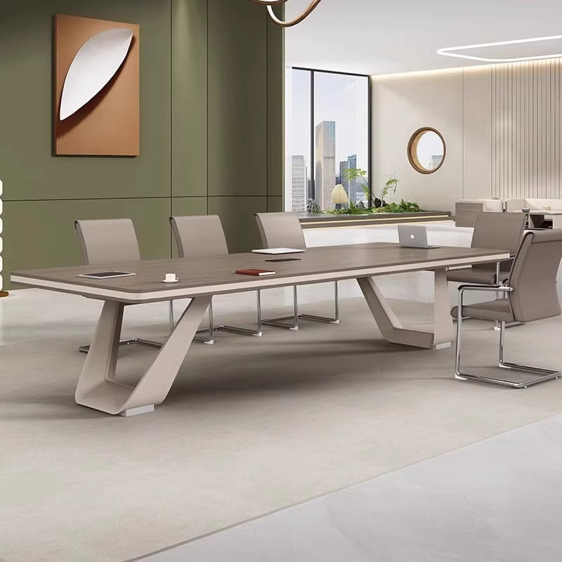 Conference Table Training Office Furniture Long Table Rectangular Table Office Large Simple Modern Meeting Table and Chair Set