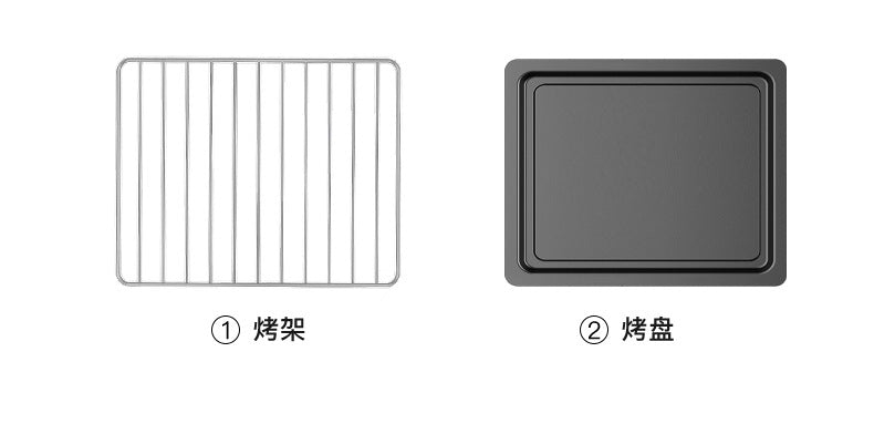 32L Electric Oven Household Mini Multi-Functional Baking Pizza Cake Multi-Functional Large Capacity Oven Roast Chicken